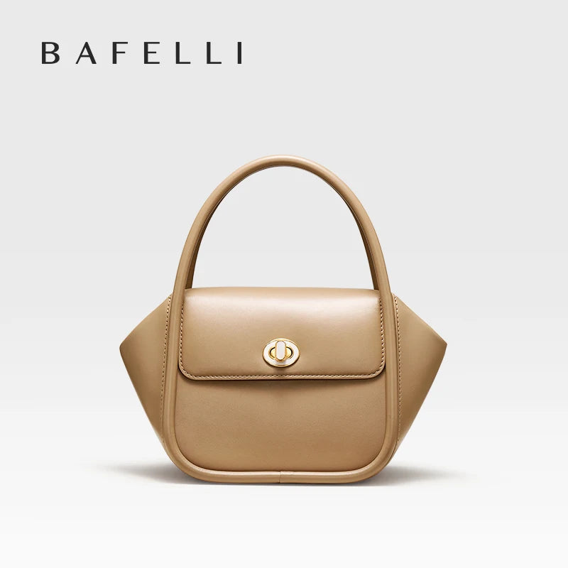 BAFELLI NEW 2023 WOMEN'S HANDBAG WINTER WOOL FASHION BENTO EVENING LEATHER ORIGINAL STYLE LUXURY BRAND PURSE SHOULDER CASUAL - Image 11