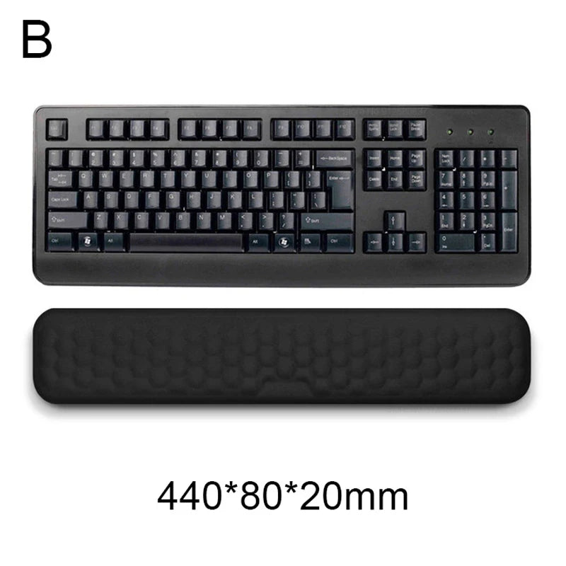 Ergonomic Keyboard Mouse Wrist Rest Office Typing Protection Relax Wrist Memory Foam Mouse Pad Computer Laptop Desk Mat - Image 14