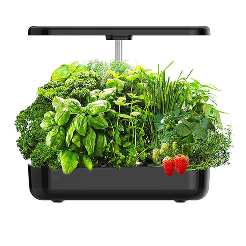 Hydroponics Growing System 12 Pods Indoor Herb Garden Kit Automatic Timing LED Grow Lights Smart Water Pump for Home Flower Pots - Image 7