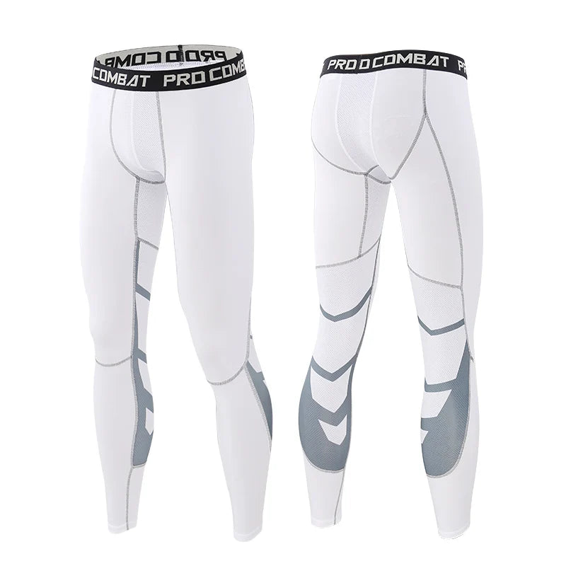 Men's Compression Pants Cycling Running Basketball Soccer Elasticity Sweatpants Fitness Tights Legging Trousers Rash Guard Gym - Image 17