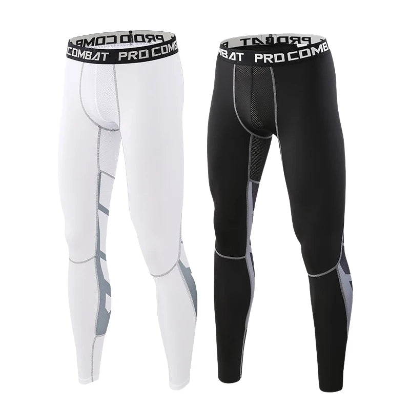Men's Compression Pants Cycling Running Basketball Soccer Elasticity Sweatpants Fitness Tights Legging Trousers Rash Guard Gym - Image 21