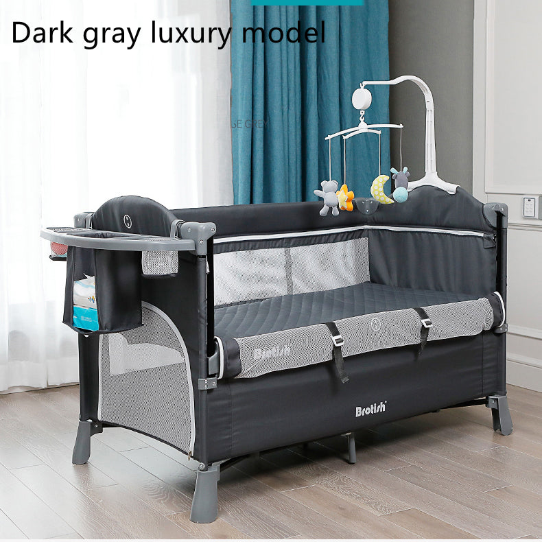 Multifunctional Baby Cot Splicing Large Bed Movable - Image 5